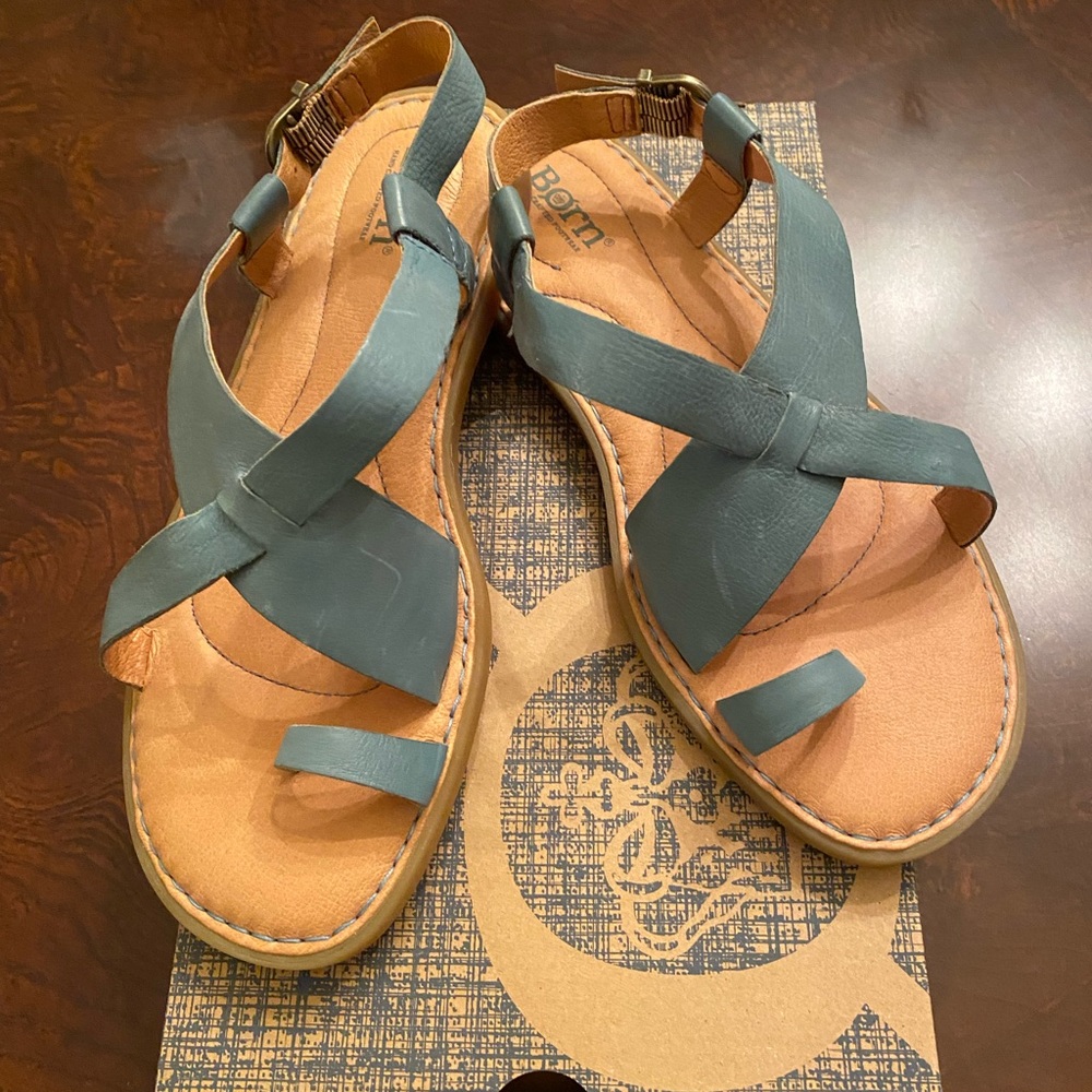Born Hand-Crafted Sandals - New - Color is Jade